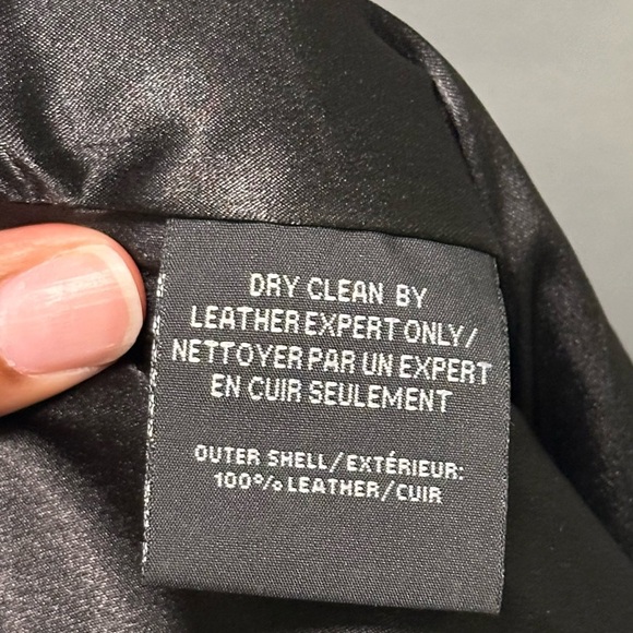 Lamarque Rowan 100% Leather Mini Skirt Black Size 4 Sexy Grunge - Picture 7 of 16